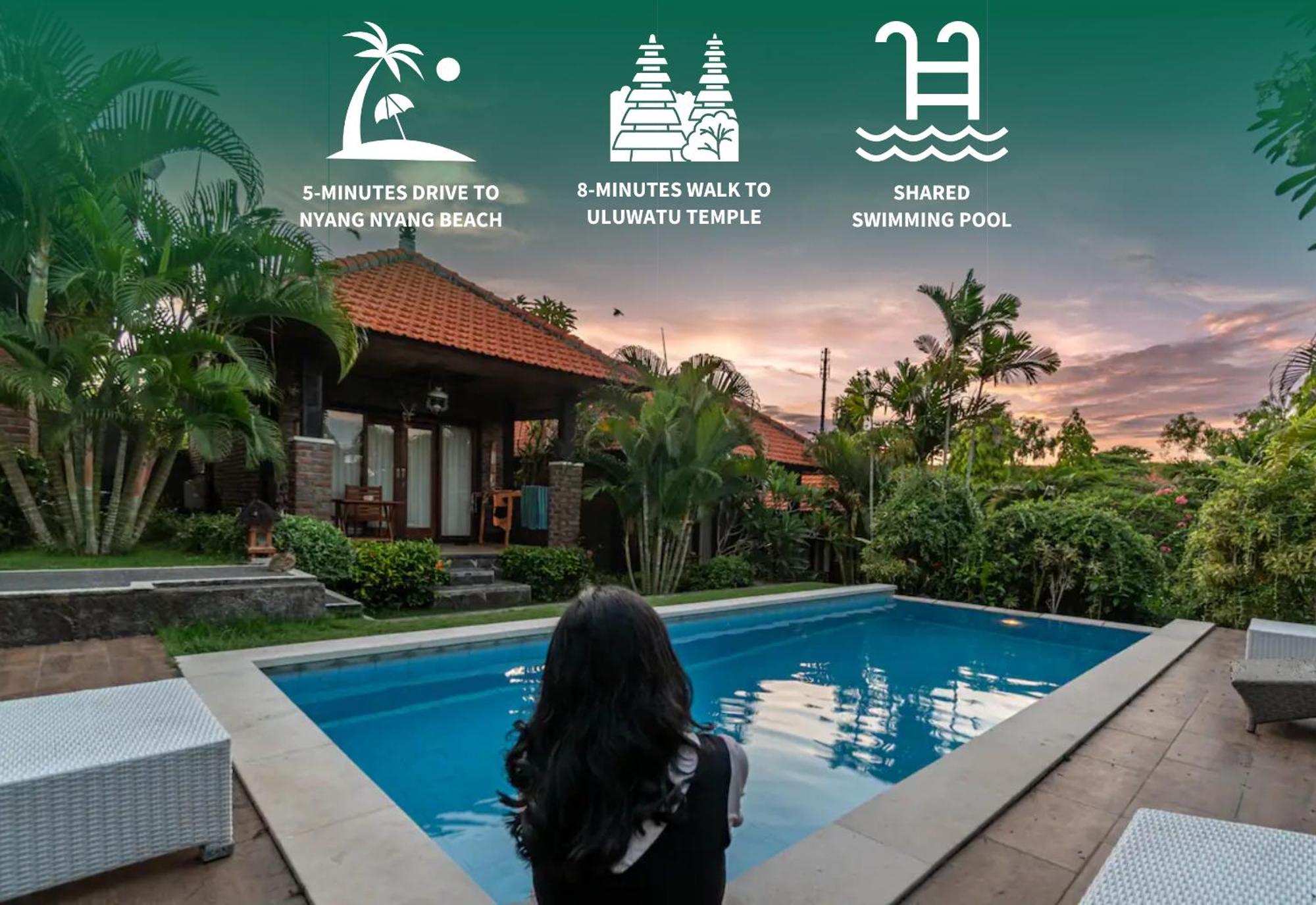 Kubu Nyang Nyang Uluwatu By Bukit Vista Apartment Ngoại thất bức ảnh